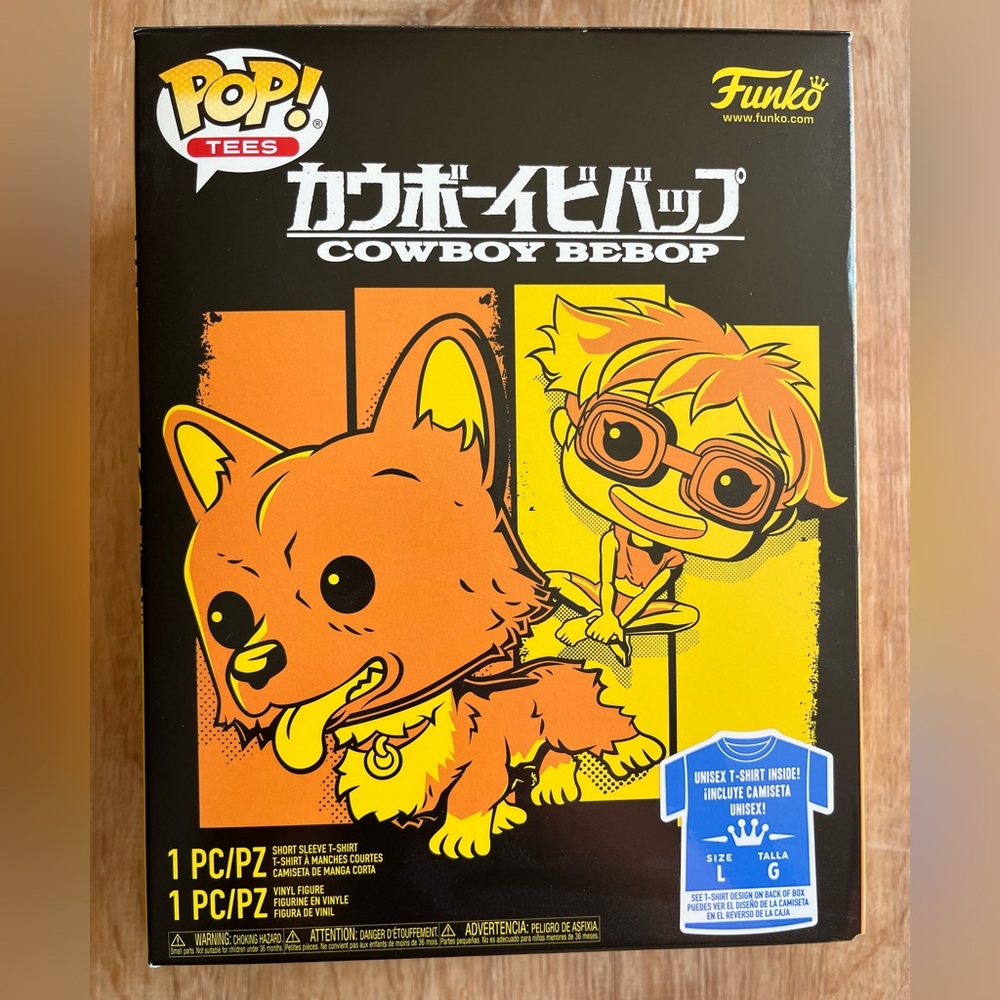 Funko POP! Tees Cowboy Bebop Orange Graphic Tee